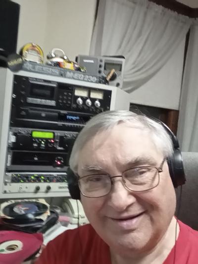 Bill Charles in the Wcbo Studio