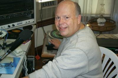 Frank Marshall in the Wcbo Studios